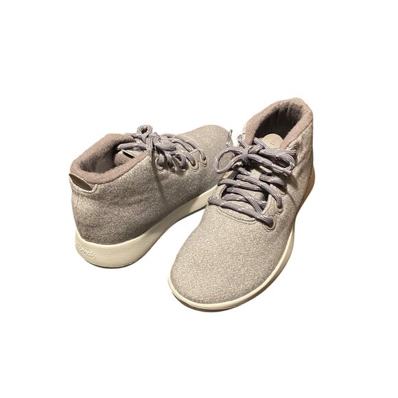 allbirds Womens Runner-Up Mizzle High Top Merino Wool Sneakers Size 10 Grey - Picture 7 of 13